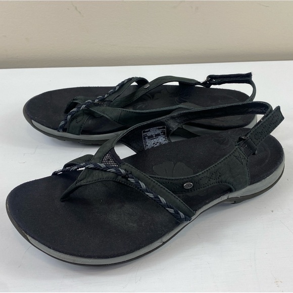Merrell Women's Stella Bloom Black Slingback Thong Sandals Size 10‎ - Picture 7 of 13